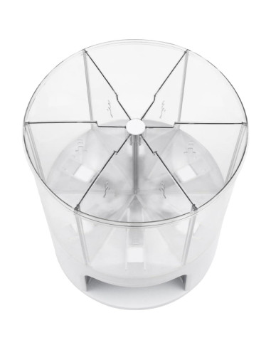 Dispensador de Alimentos Rotativo 6 Compartimentos 360 Shawtuuy