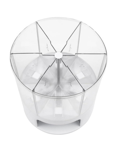 Dispensador de Alimentos Rotativo 6 Compartimentos 360 Shawtuuy