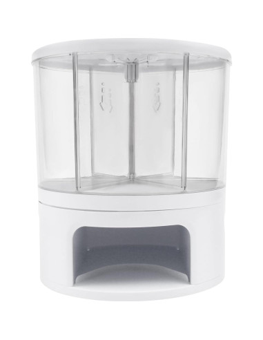 Dispensador de Alimentos Rotativo 6 Compartimentos 360 Shawtuuy