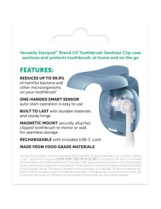 Clip desinfectante UV Steripod para cepillo de dientes 2