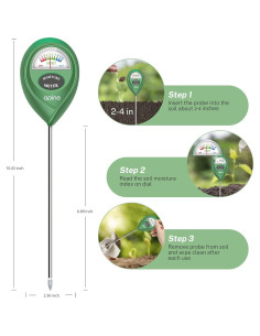 Medidor de Humedad del Suelo Apine SMM-GR-A001 Verde 2