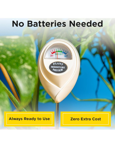 Medidor de Humedad de Suelo Classy Casita - Blanco