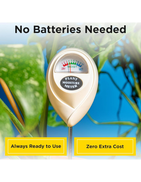 Medidor de Humedad de Suelo Classy Casita - Blanco