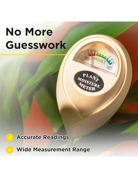 Medidor de Humedad de Suelo Classy Casita - Blanco