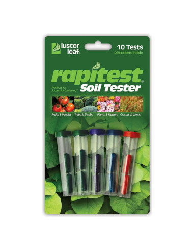 Kit Probador de Suelo Luster Leaf 1609CS pH, N, P, K