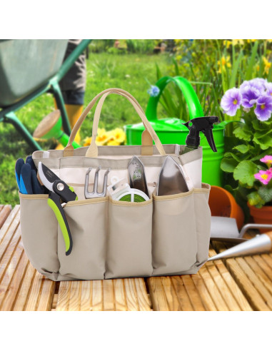 Banco de Jardín Plegable Ohuhu 2-en-1 con Almohadilla y Bolsa