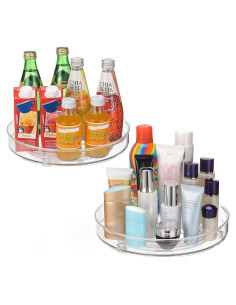 Organizador Giratorio URALFA 2 Paquetes 26.67 cm Transparente