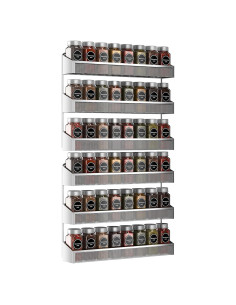 Estante Colgante de Especias AULEDIO 3 Niveles Cromo