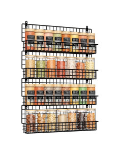 Estante de Especias X-cosrack 4 Niveles Montado en Pared