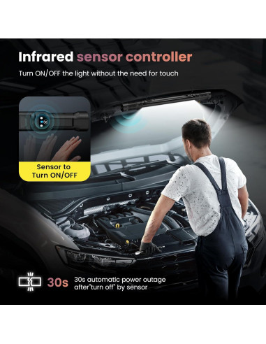 Luz de trabajo LED ETOOLAB 3000LM recargable magnética