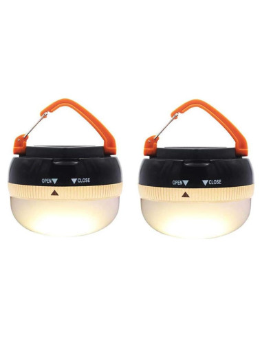 Paquete de 2 Linternas LED Portátiles AuKvi 5 Modos