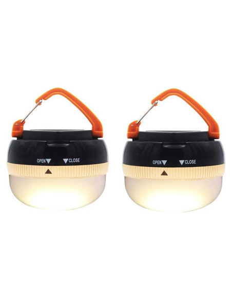 Paquete de 2 Linternas LED Portátiles AuKvi 5 Modos