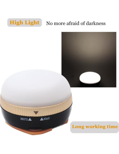 Paquete de 2 Linternas LED Portátiles AuKvi 5 Modos