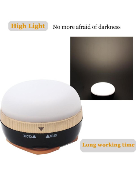 Paquete de 2 Linternas LED Portátiles AuKvi 5 Modos