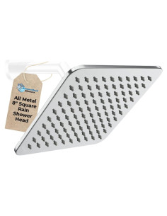 Cabezal de Ducha HammerHead Showers 20x10 cm Metal Cromo