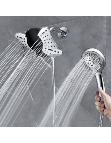 Cabezal de Ducha GRICH 2 en 1 con Manguera 152 cm