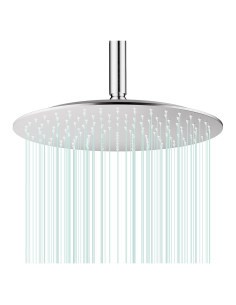 Cabezal de Ducha AULEEND 12" Acero Inoxidable Niquelado