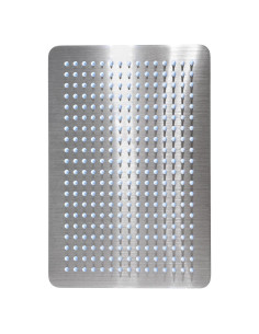 Cabezal de Ducha Rectangular KES 30 cm Acero Cepillado 300 Boquillas