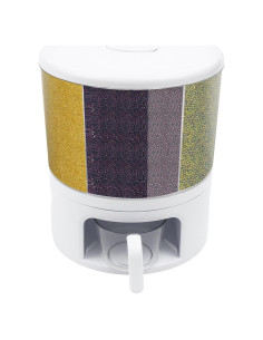Dispensador de Granos Rotatorio 360 JUOPTGJ 11kg 6 Compartimentos