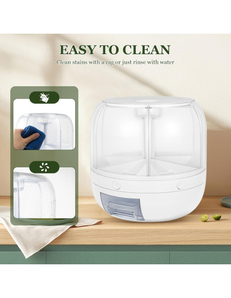 Dispensador de Granos Rotativo 360 Shawtuuy 8.45L 6 Rejillas