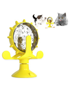 Dispensador de golosinas para mascotas AKAKL Amarillo 360