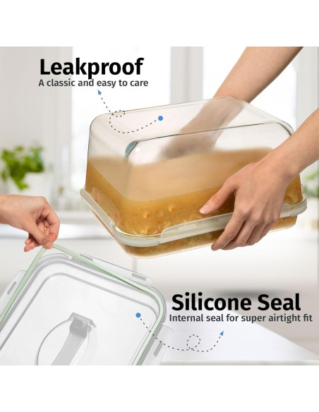 Contenedor de Almacenamiento de Vidrio 6500 ml Razab