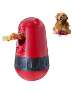 Dispensador de Comida Interactivo GCZSLP para Perros Rojo