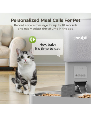 Dispensador Automático de Comida para Gatos Grandtail 6L