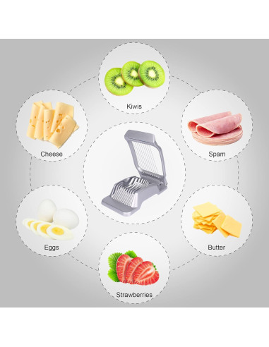 Cortador de Huevos Codoule Acero Inoxidable Multifuncional