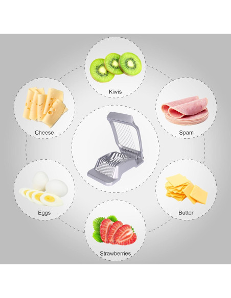 Cortador de Huevos Codoule Acero Inoxidable Multifuncional