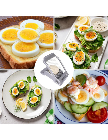 Cortador de Huevos Codoule Acero Inoxidable Multifuncional