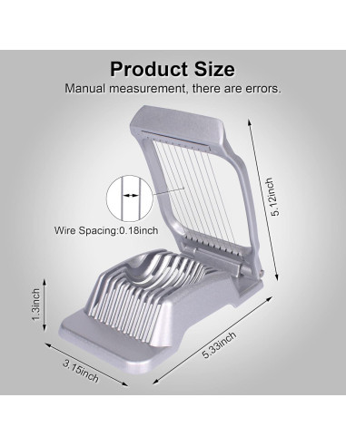 Cortador de Huevos Codoule Acero Inoxidable Multifuncional