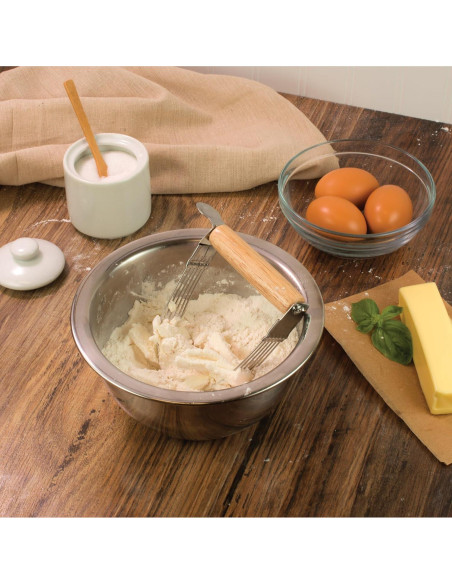 Mezclador de Masa Manual Mrs. Anderson 6 Alambres Acero Inoxidable