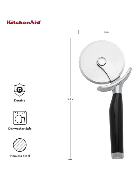 Rueda de Pizza KitchenAid 22,86 cm con Cuchilla Afilada
