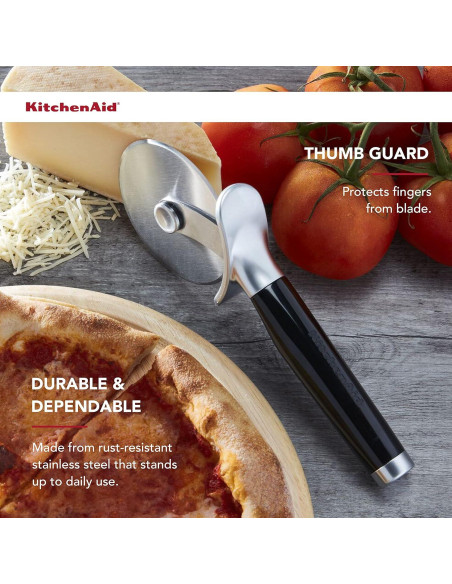 Rueda de Pizza KitchenAid 22,86 cm con Cuchilla Afilada