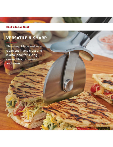Rueda de Pizza KitchenAid 22,86 cm con Cuchilla Afilada