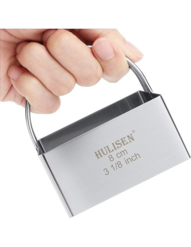 Juego de Cortadores de Galletas HULISEN Cuadrados 4 Piezas