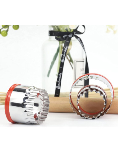 Juego de Cortadores de Galletas Redondos COOKIEQUE - 3 Piezas