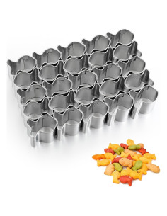 Cortador de Galletas Pez Dorado Acero Inoxidable 13x9cm