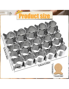 Cortador de Galletas Pez Dorado Acero Inoxidable 13x9cm 2