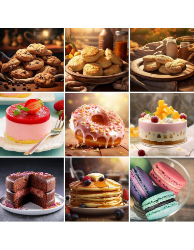 Cortadores de Galletas Redondos ALLTOP Acero Inoxidable 5 Pcs