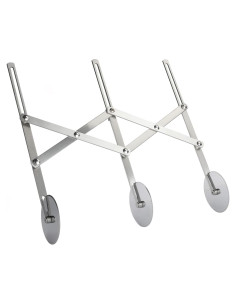 Cortador de Pizza 3 Ruedas Evannt Acero Inoxidable 26 cm