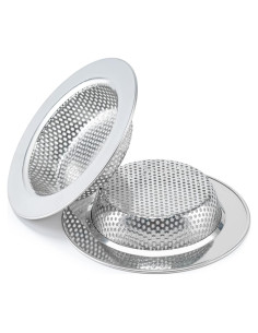Filtro de Fregadero Doble Capa Honmein 11.4 cm Acero Inoxidable