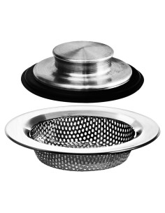 Filtro y Tapón de Fregadero Hilltop Acero Inoxidable 11,43 cm