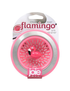 Colador de Fregadero Joie Flamingo Rosa 11,43 cm Acero Inox