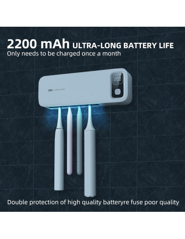 Desinfectante de Cepillos de Dientes UV Luckin Smile 2200mAh