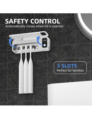 Desinfectante de Cepillos de Dientes UV Luckin Smile 2200mAh