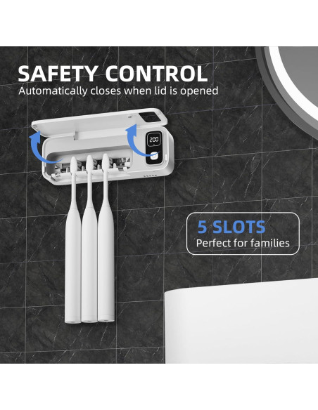 Desinfectante de Cepillos de Dientes UV Luckin Smile 2200mAh