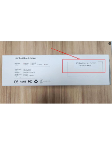 Desinfectante de Cepillos de Dientes UV Luckin Smile 2200mAh