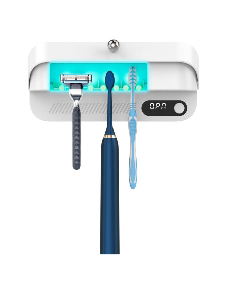 Soporte para Cepillos de Dientes StarWin con Secado y Afeitadora Soporte para Cepillos de Dientes StarWin con Secado y Afeitadora